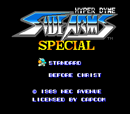 Side Arms Special screenshot 2 for PC Engine CD